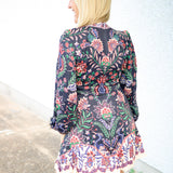 Marvelous Garden Mini Dress, Black