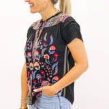 Lafaret Blouse, Black