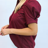 Rowdy & Ready Top, Maroon