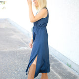 Bebe Denim Dress, Navy