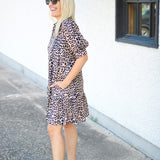 Tierney Dress, Cheetah Gold