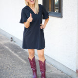 Regina Dress, Black