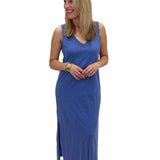 Palisades Midi Dress, Sky Blue