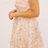 Lilian Ruffle Dress, Pink Floral