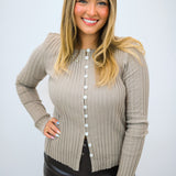 Tilly Long-Sleeve Cardi, Fallen Rock