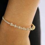 I'm Still Bejeweled Gold Sparkle Bracelet