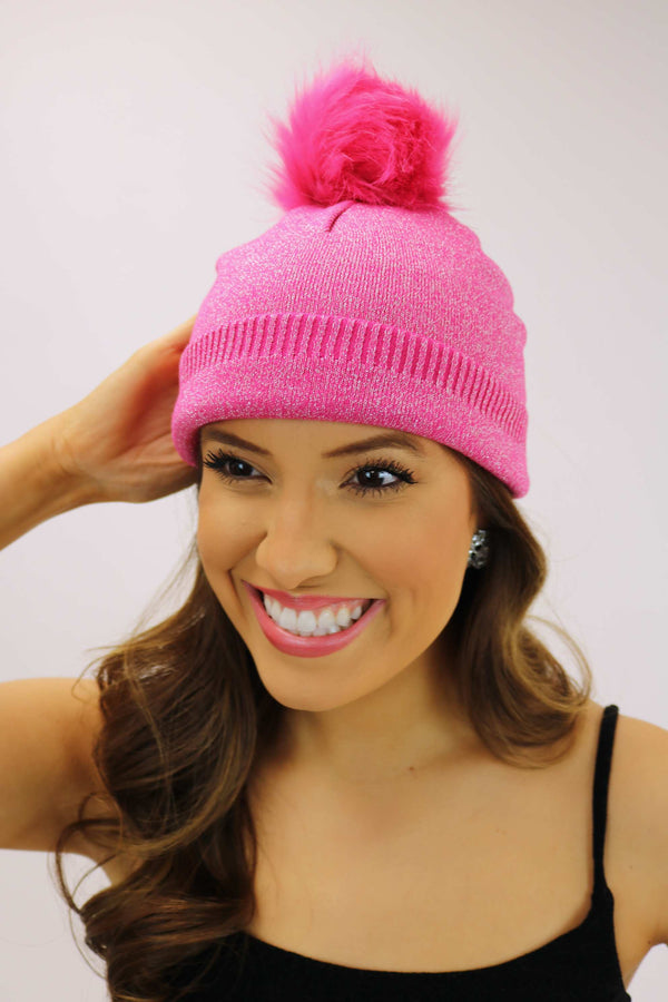 Maya Slouch Hat, Pink