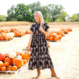 Never Let You Down Midi Dress, Black