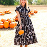 Never Let You Down Midi Dress, Black