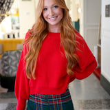 Hollyberry Knit Pullover