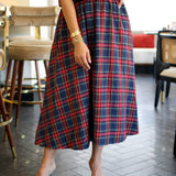 Tinsel Touch Midi Skirt, Navy