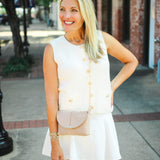 Aliya Sweater Vest, Cream