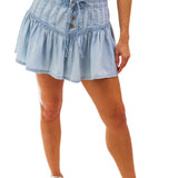 Roselle Denim Mini Skirt, Going Steady