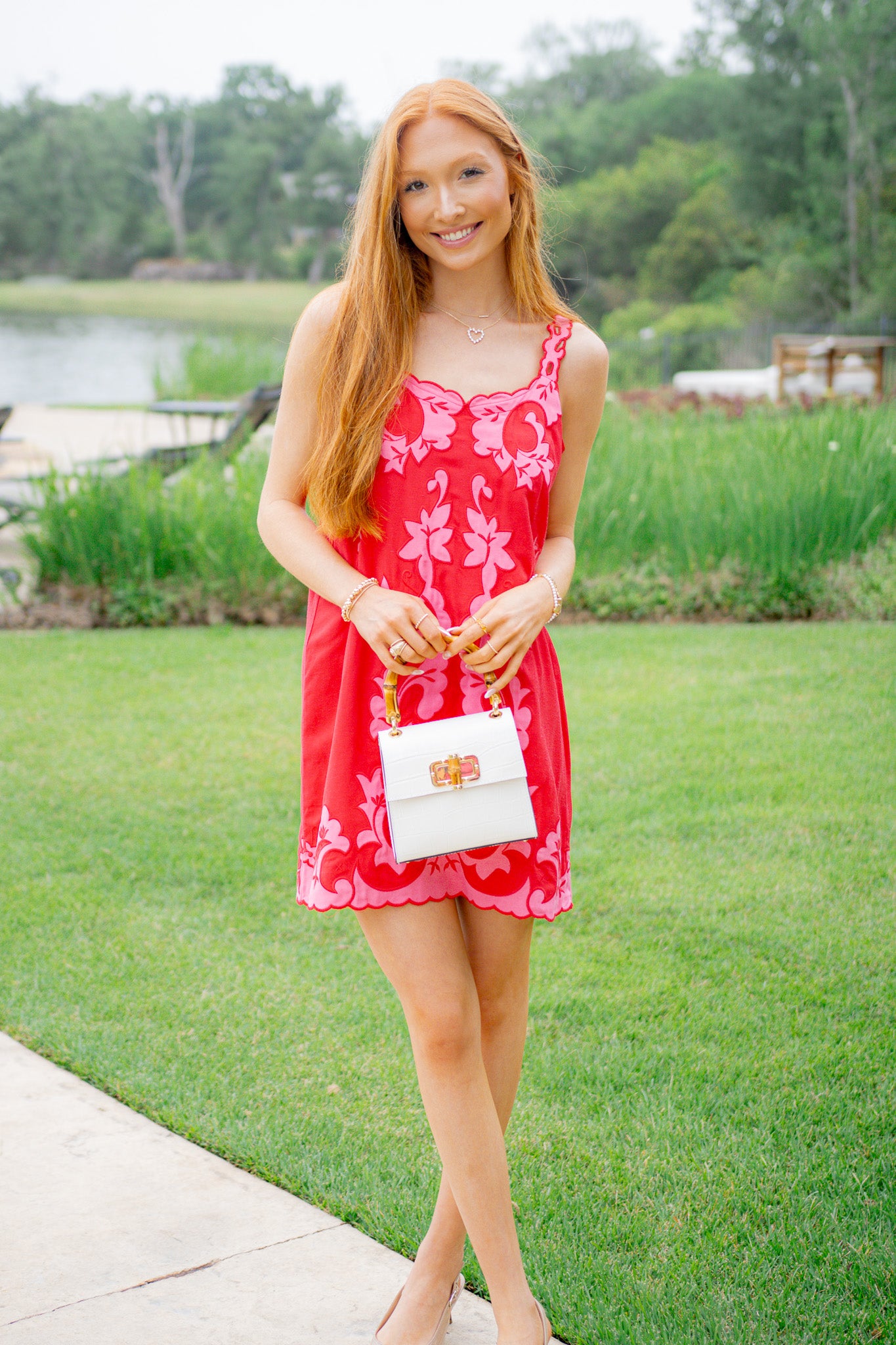 Hot Tropic Mini Dress, Red Large