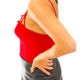 Adana Bow Detail Bustier Top, Red