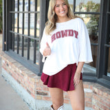 Oversized Howdy Tee