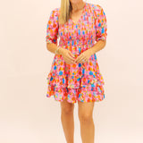 Alex Dress, Pink Chantilly