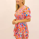 Alex Dress, Pink Chantilly