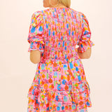 Alex Dress, Pink Chantilly