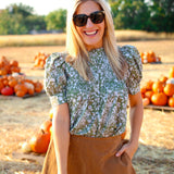 Perfect Little Life Top, Olive