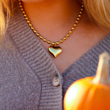 Beaded Heart Necklace