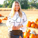 Aja Ortho Top, White/Black
