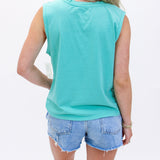 On Holiday La Mer Tank, Aqua