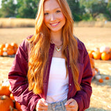 Selma Jacket, Wine