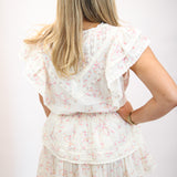 Gwen Luna Rosa Fleur Dress, Magnolia