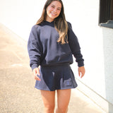 Sprint To The Finish Skirt Set, Midnight Navy