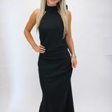 Raising the Bar Midi Dress, Black