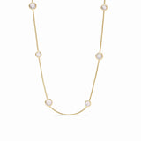 Rainbow Station Necklace, Cubic Zirconia