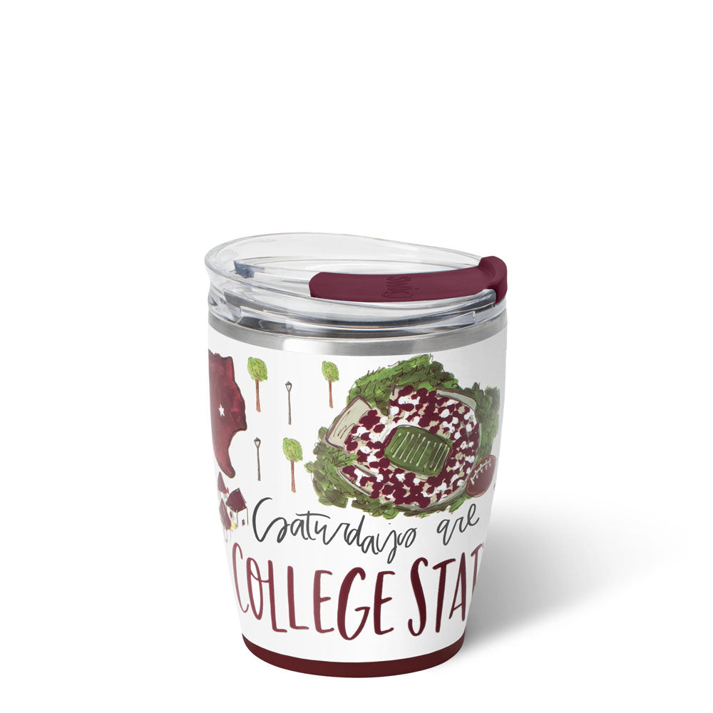Saturdays in College Station Tumbler 12oz