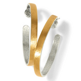 Ferrara Entrata Gold Hoop, Medium