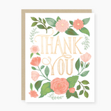 Floral Thank You Card