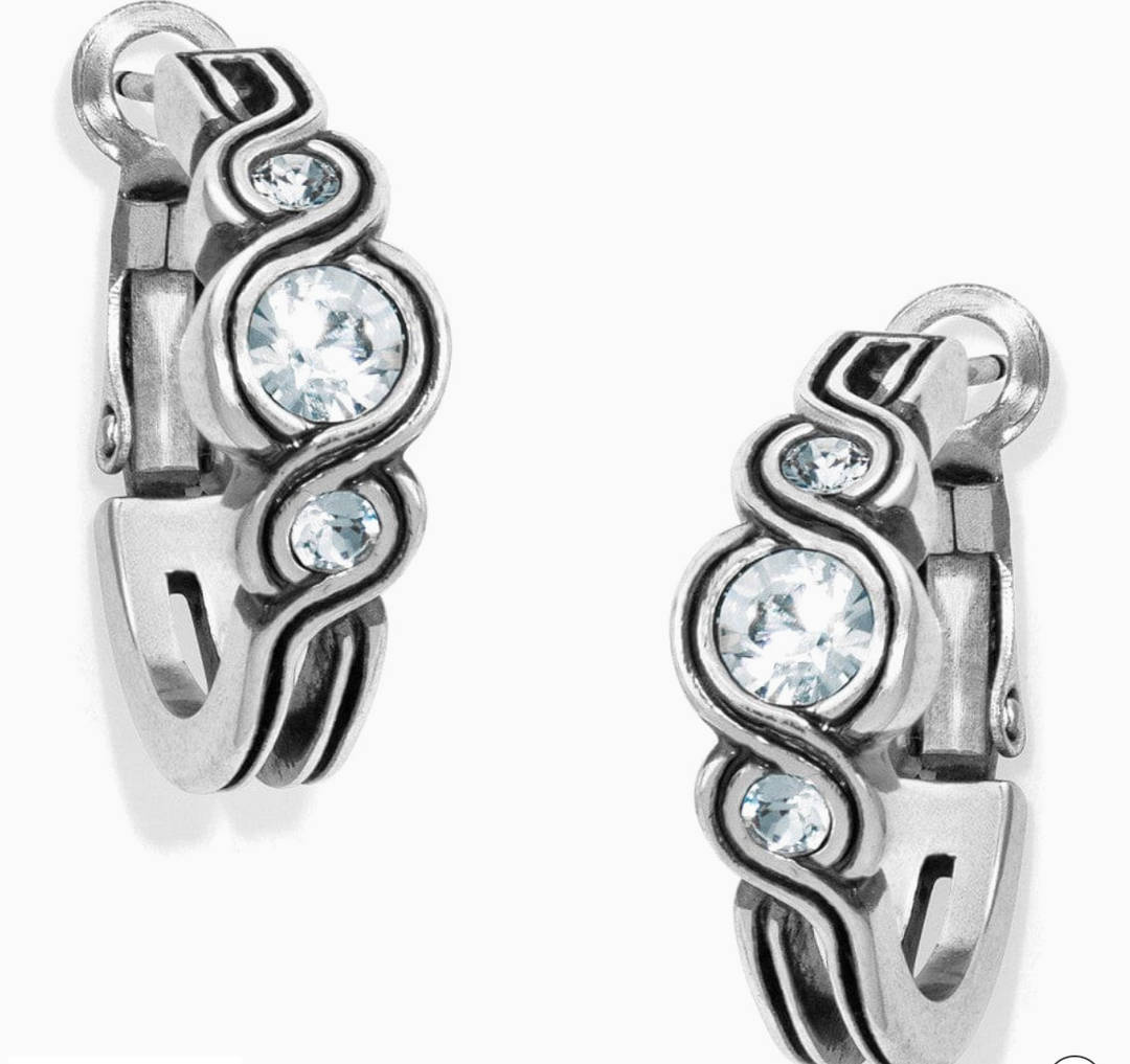 Infinity Sparkle Hoop Earrings