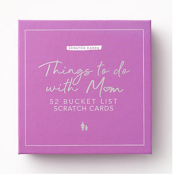 Things to do with Mom, 52 Bucket List Scratch Cards