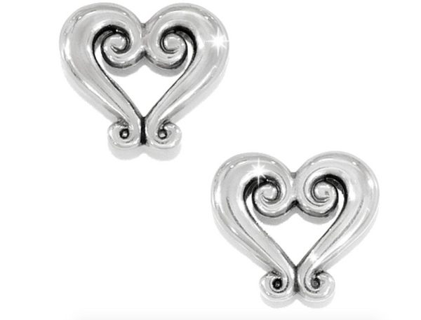 Genoa Heart Mini Post Earrings