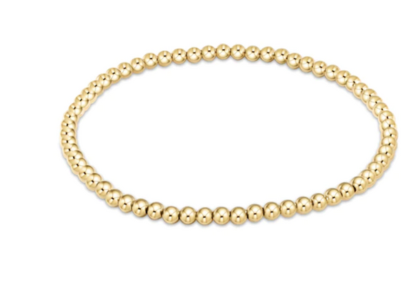 Egirl Classic Gold 3mm Bead Bracelet