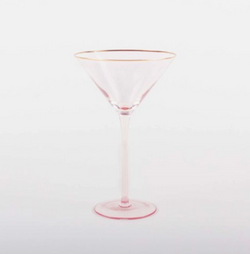 Light Pink Martini Glass