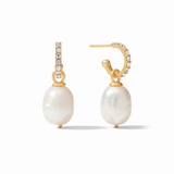 Odette Pearl Hoop & Charm Earring