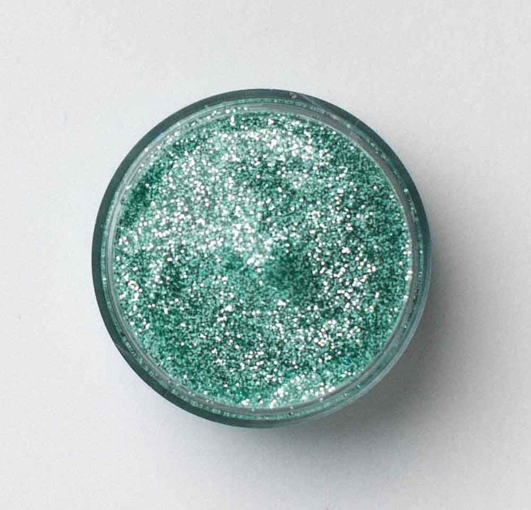 Dazzle Fine Teal Glitter Gel
