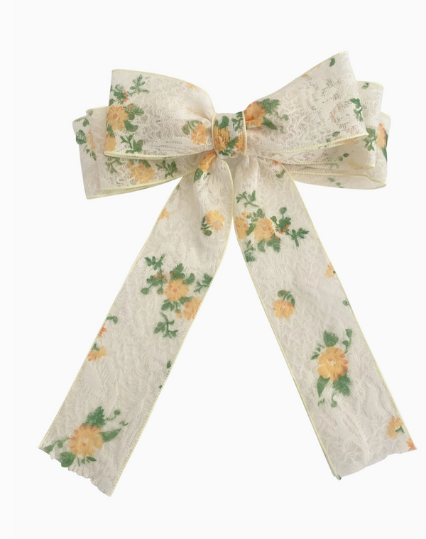 Floral Bow, Yellow