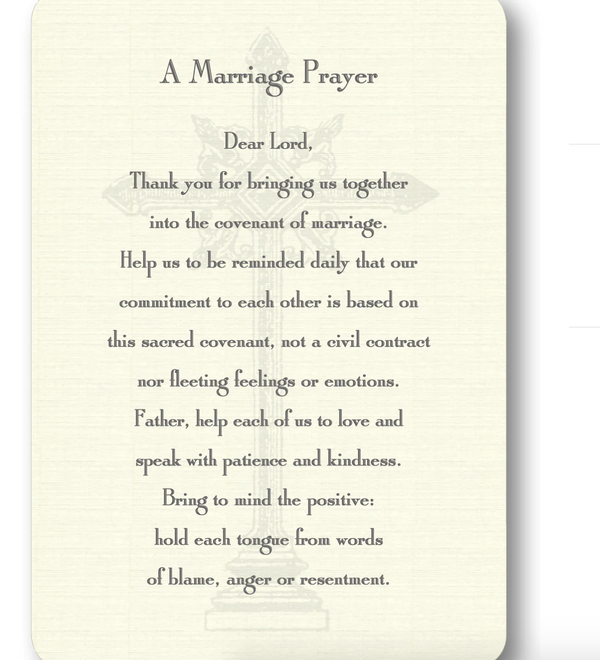 A Marriage Prayer