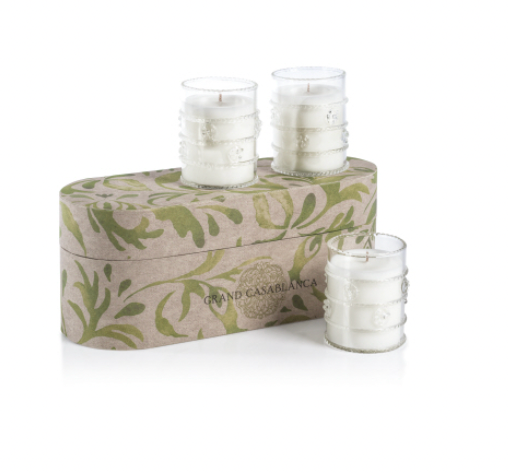 Grand Casablanca Candle Trio, Water Lotus