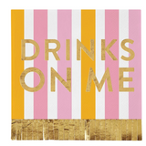 Drinks On Me Fringe Napkin