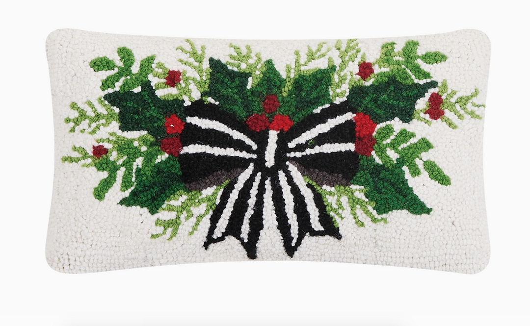 Spray with Ribbon Hook Pillow