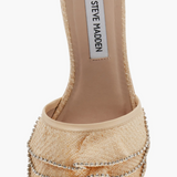 Lilou Crystal Sandal, Raffia