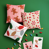 Christmas Beaded Pillow