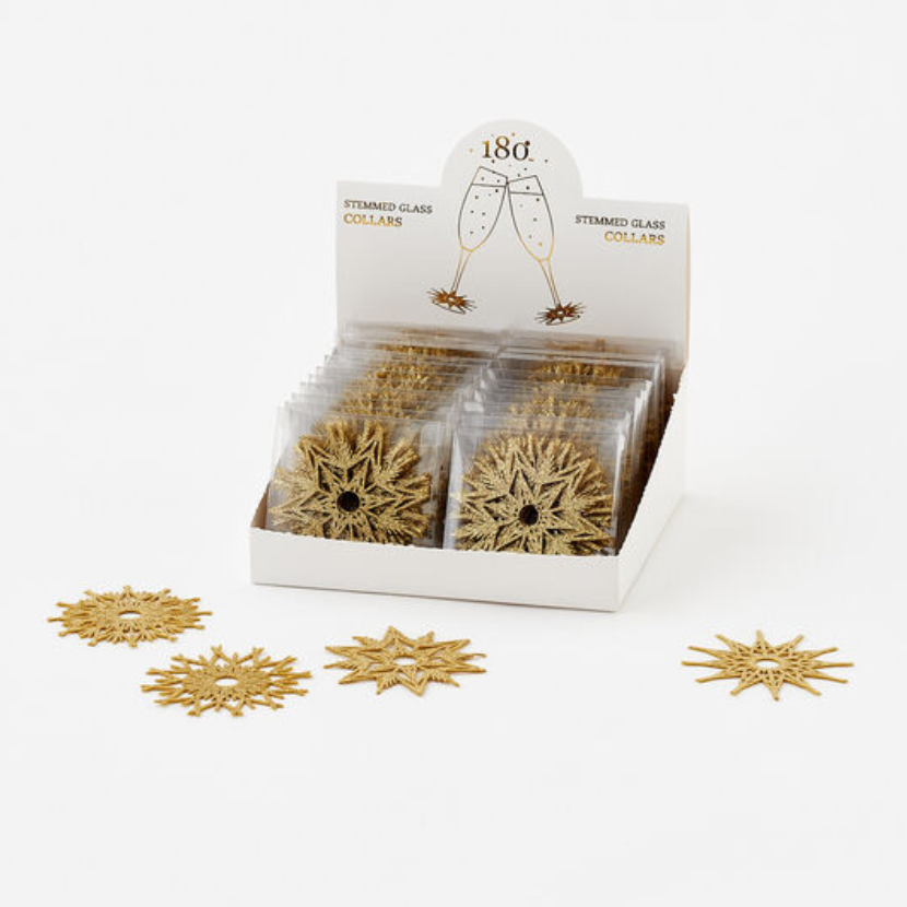 Snowflake Stemware Collar